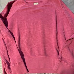 J. Crew Women's Fuchsia Crew Neck Sweatshirt